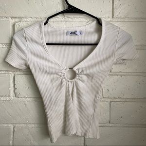 Tiger Mist Ring Detail Top